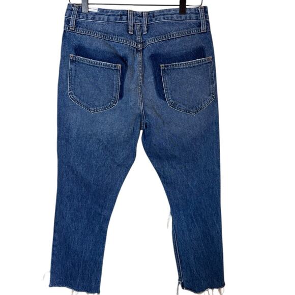 Lovers + Friends x Revolve Women’s Sz 28 Carter Straight Leg Jeans in Ashbrook - Picture 9 of 9